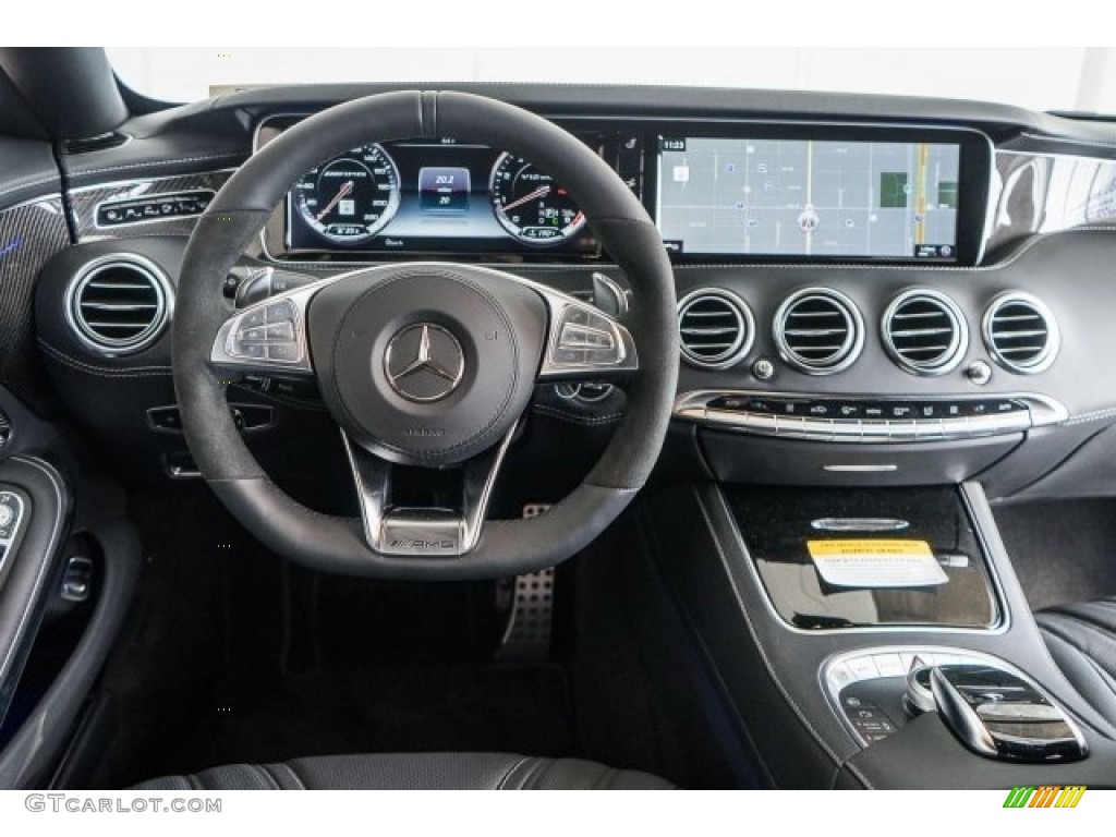 2017 Mercedes-Benz S 65 AMG Cabriolet designo Black Dashboard Photo #118312799