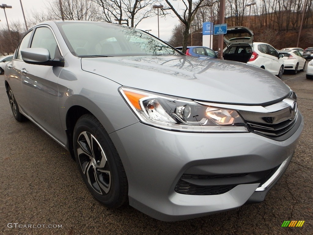 Lunar Silver Metallic 2017 Honda Accord LX Sedan Exterior Photo #118312829
