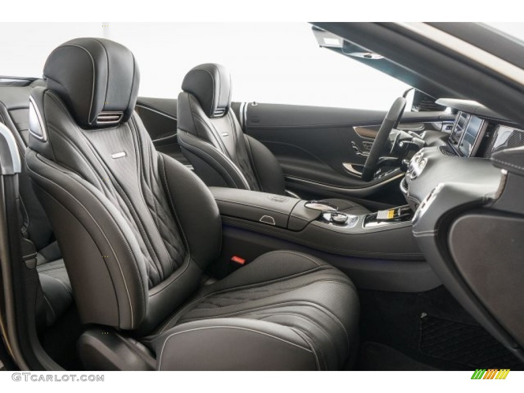 designo Black Interior 2017 Mercedes-Benz S 65 AMG Cabriolet Photo #118312958
