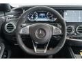 2017 Mercedes-Benz S designo Black Interior Steering Wheel Photo