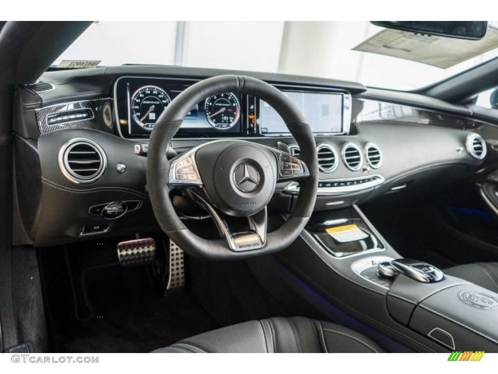 2017 Mercedes-Benz S 65 AMG Cabriolet designo Black Dashboard Photo #118313072