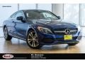 2017 Brilliant Blue Metallic Mercedes-Benz C 300 Coupe  photo #1