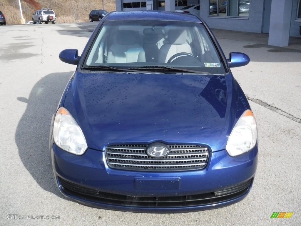 2007 Accent GLS Sedan - Dark Sapphire Blue / Gray photo #3