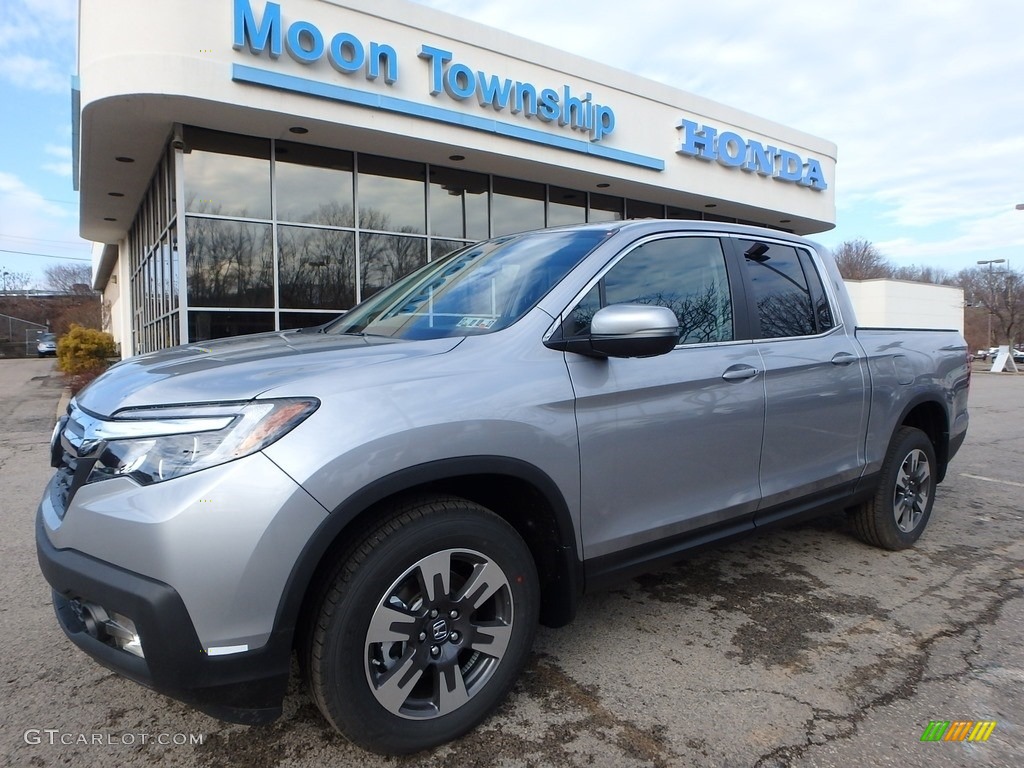 2017 Ridgeline RTL-T AWD - Lunar Silver Metallic / Black photo #1