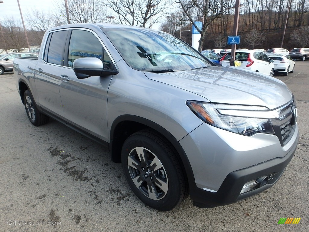 Lunar Silver Metallic 2017 Honda Ridgeline RTL-T AWD Exterior Photo #118314217