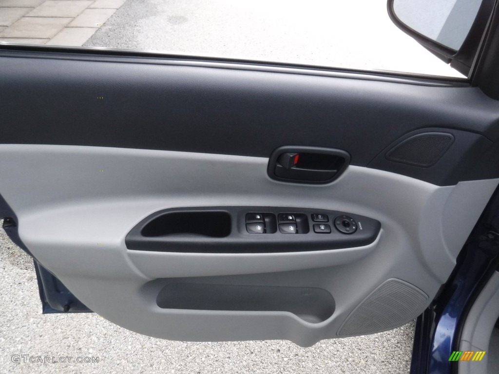 2007 Accent GLS Sedan - Dark Sapphire Blue / Gray photo #10