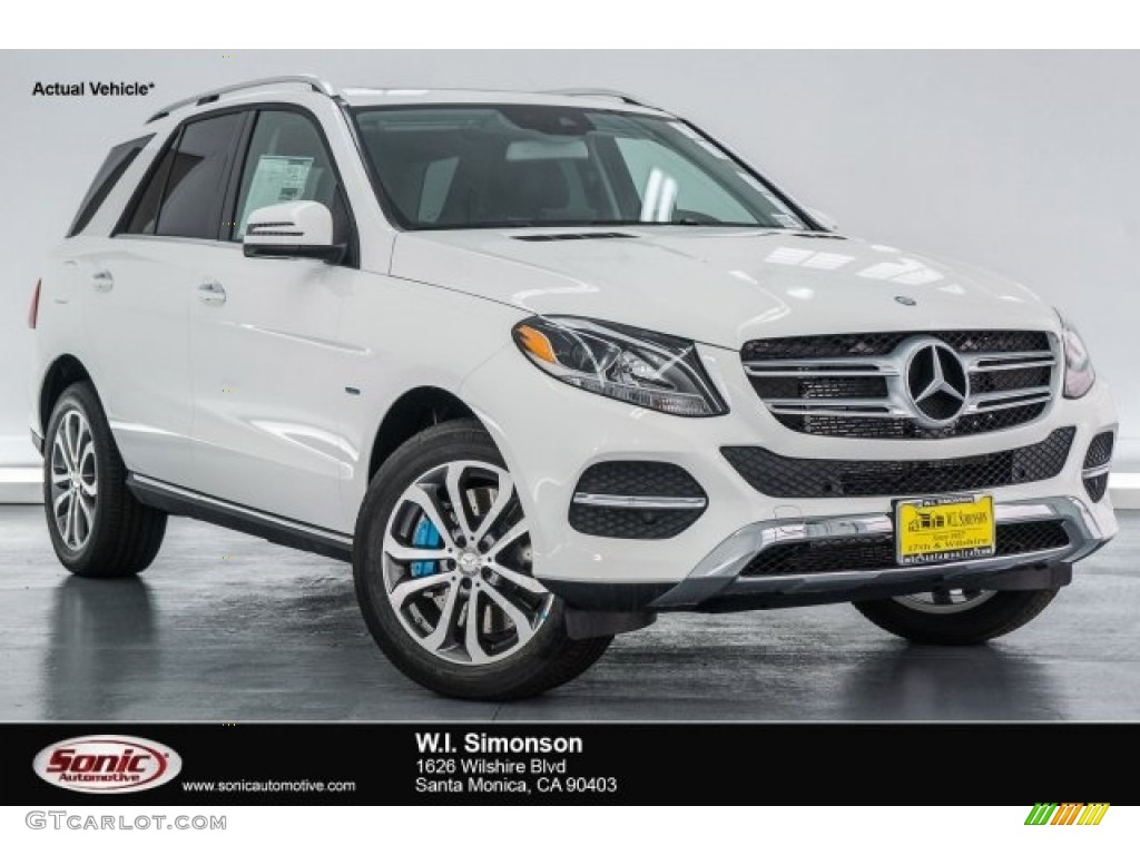 2017 GLE 550e - Polar White / Black photo #1