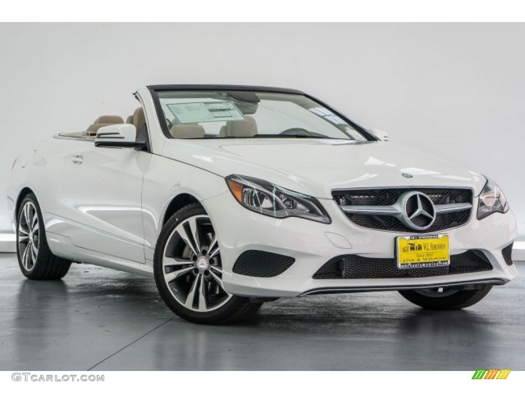 Polar White 2017 Mercedes-Benz E 400 Cabriolet Exterior Photo #118314494