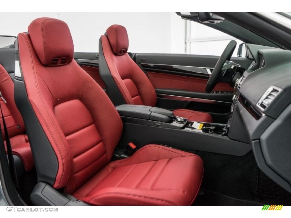 Red/Black Interior 2017 Mercedes-Benz E 400 Cabriolet Photo #118315427