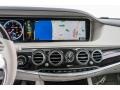 2017 Mercedes-Benz S Crystal Grey/Seashell Grey Interior Navigation Photo