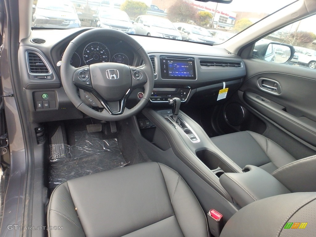 Black Interior 2017 Honda HR-V EX-L AWD Photo #118315688