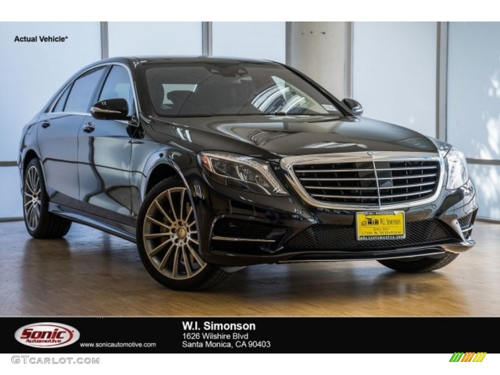 2017 S 550 Sedan - Black / Black photo #1