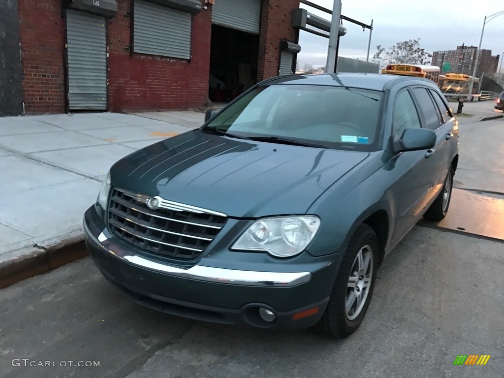 2007 Pacifica Touring - Magnesium Green Pearl / Pastel Slate Gray photo #1