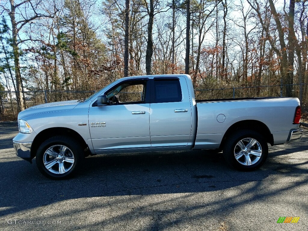 2014 1500 SLT Quad Cab 4x4 - Bright Silver Metallic / Black/Diesel Gray photo #12