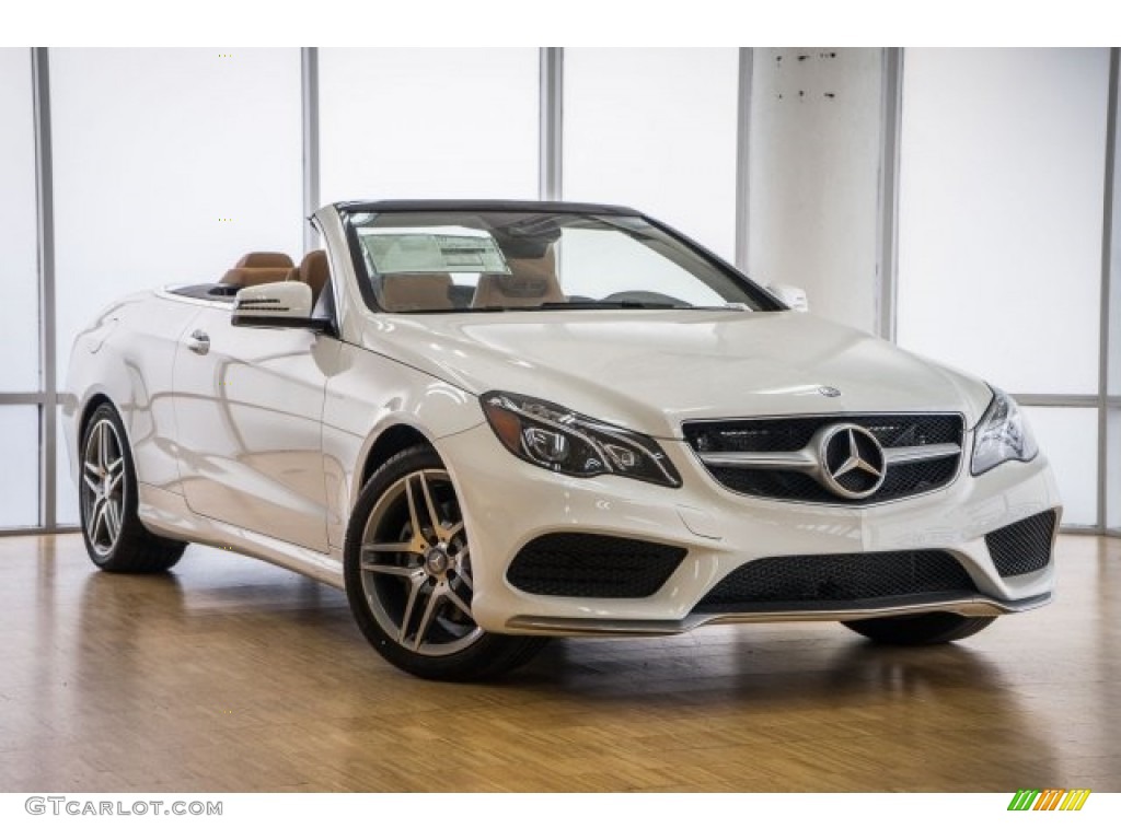 Polar White 2017 Mercedes-Benz E 400 Cabriolet Exterior Photo #118316489