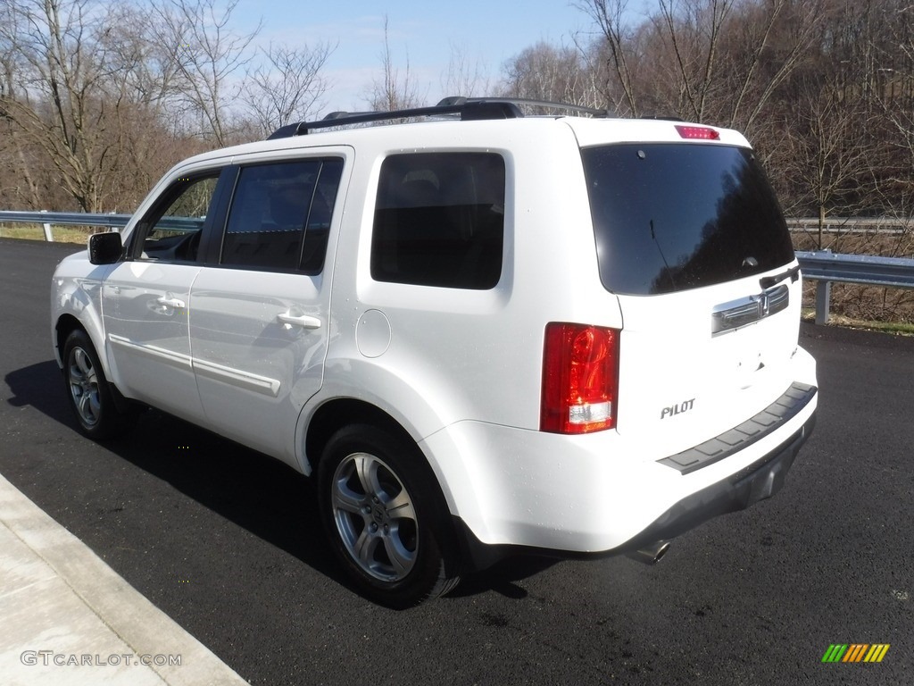 2015 Pilot EX-L 4WD - Taffeta White / Gray photo #8