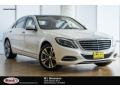 2017 designo Diamond White Metallic Mercedes-Benz S 550e Plug-In Hybrid  photo #1