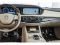 Silk Beige/Espresso Brown 2017 Mercedes-Benz S 550e Plug-In Hybrid Dashboard