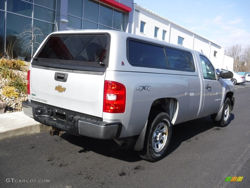 2011 Silverado 1500 Regular Cab 4x4 - Sheer Silver Metallic / Dark Titanium photo #10