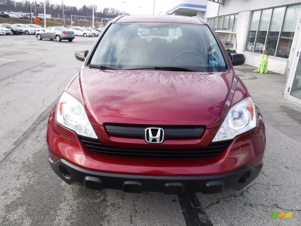 2009 CR-V LX 4WD - Tango Red Pearl / Gray photo #4