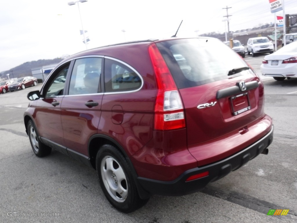 2009 CR-V LX 4WD - Tango Red Pearl / Gray photo #8