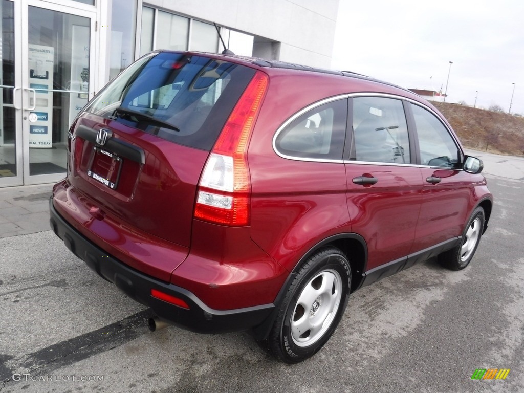 2009 CR-V LX 4WD - Tango Red Pearl / Gray photo #10