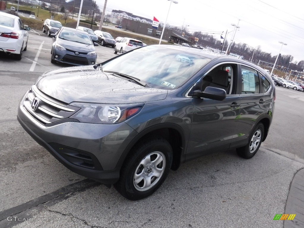 2014 CR-V LX AWD - Polished Metal Metallic / Gray photo #5