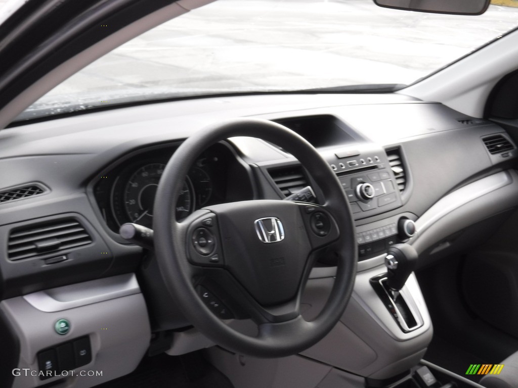 2014 CR-V LX AWD - Polished Metal Metallic / Gray photo #11