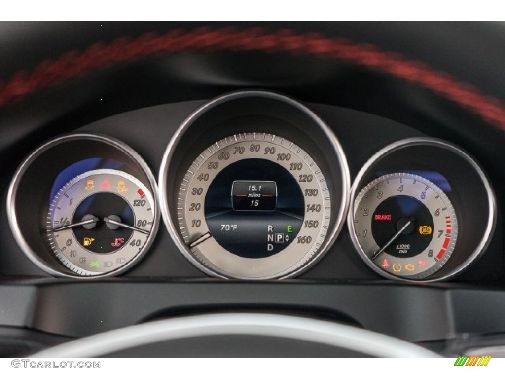 2017 Mercedes-Benz E 550 Cabriolet Gauges Photo #118321325