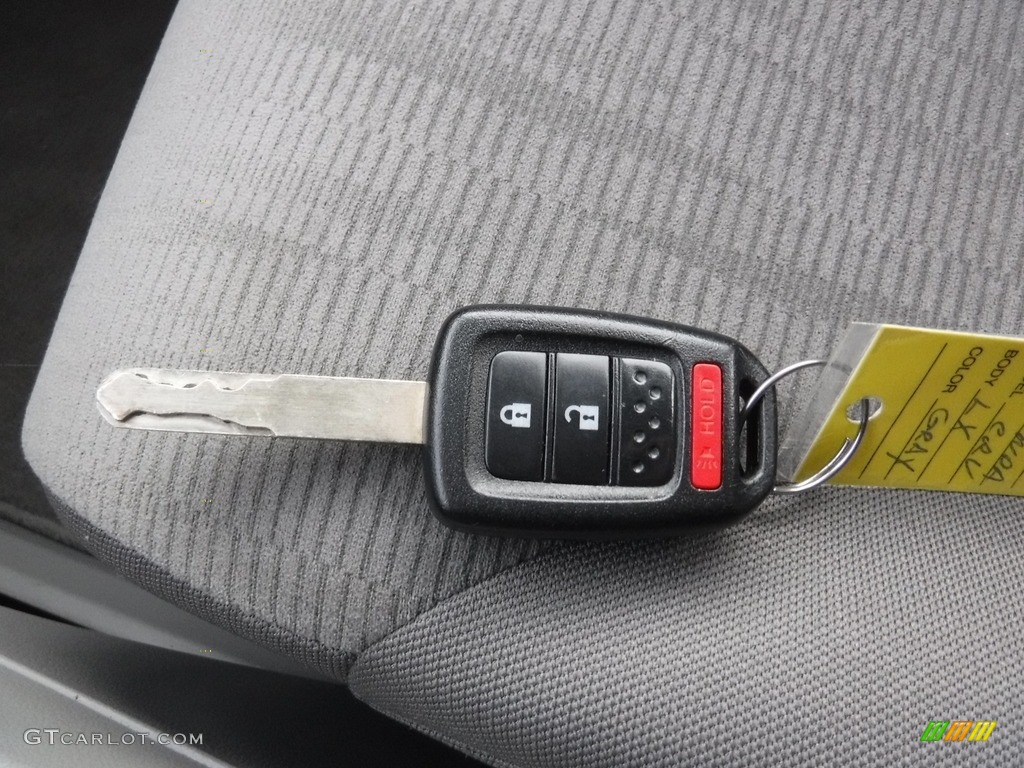 2014 CR-V LX AWD - Polished Metal Metallic / Gray photo #23
