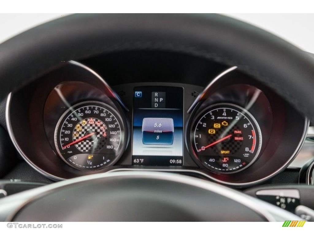 2017 Mercedes-Benz C 43 AMG 4Matic Sedan Gauges Photo #118321769