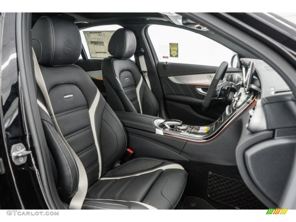 Black Interior 2017 Mercedes-Benz C 63 S AMG Sedan Photo #118321898