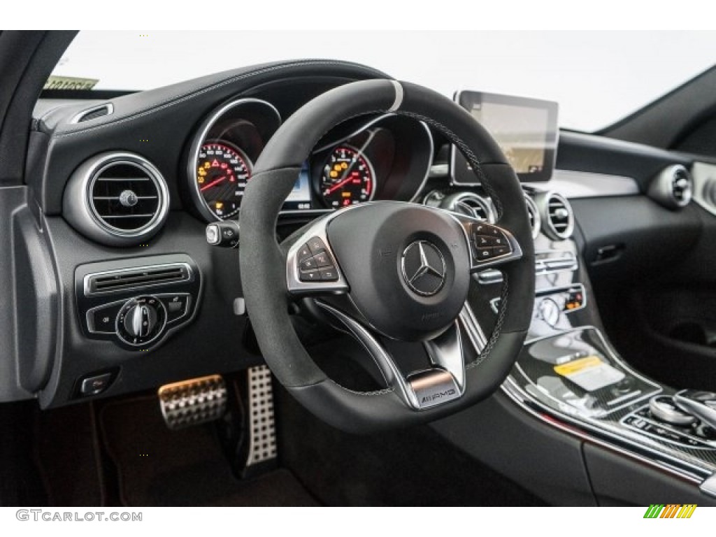 2017 Mercedes-Benz C 63 S AMG Sedan Black Dashboard Photo #118321952