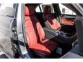 2017 Mercedes-Benz C Cranberry Red/Black Interior Front Seat Photo