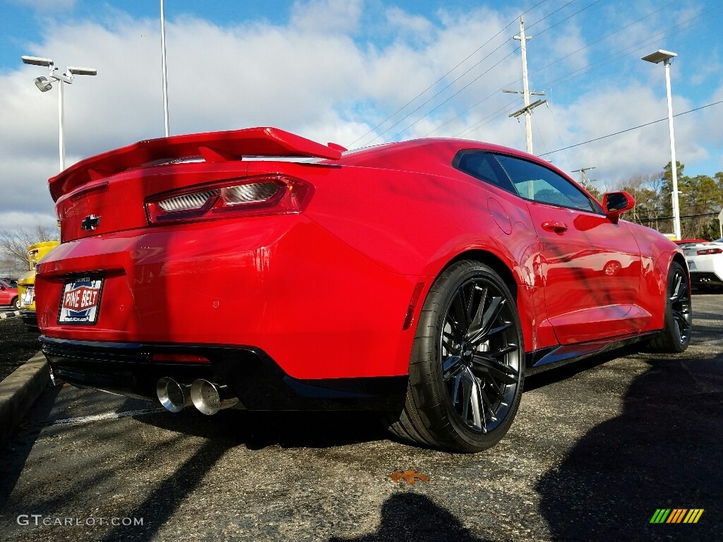 2017 Camaro ZL1 Coupe - Red Hot / Jet Black photo #3