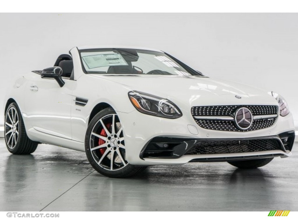 Polar White 2017 Mercedes-Benz SLC 43 AMG Roadster Exterior Photo #118323395