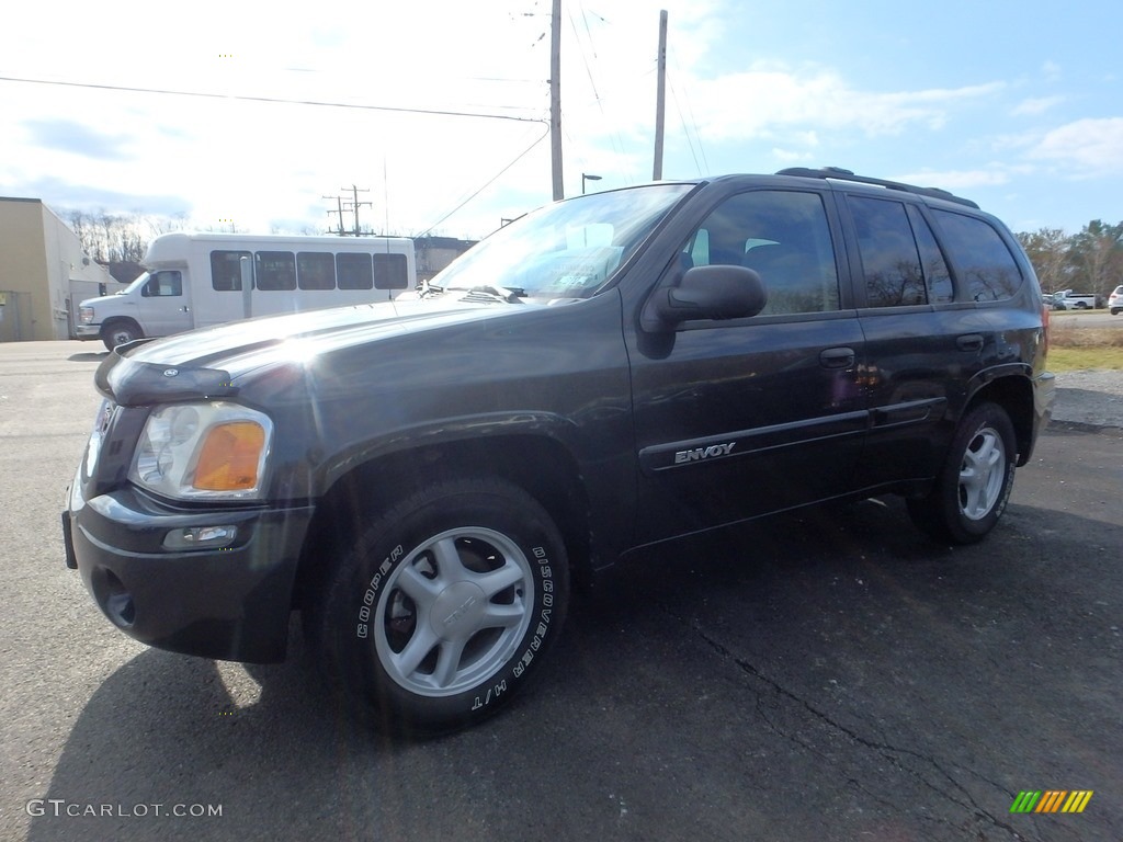 2004 Envoy SLE 4x4 - Carbon Metallic / Medium Pewter photo #1