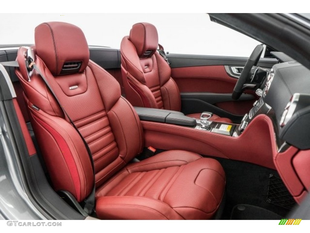 Bengal Red/Black Interior 2017 Mercedes-Benz SL 63 AMG Roadster Photo #118323911
