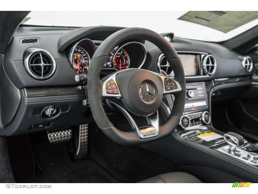2017 Mercedes-Benz SL 63 AMG Roadster Black Dashboard Photo #118324193
