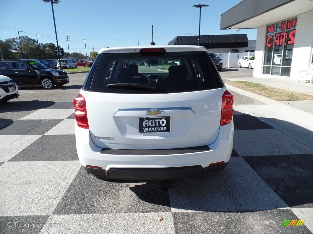 2017 Equinox LS - Summit White / Jet Black photo #4