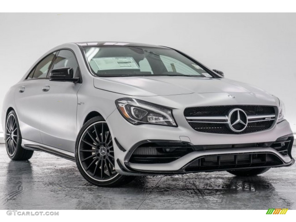 designo Polar Silver Magno (Matte) 2017 Mercedes-Benz CLA 45 AMG 4Matic Coupe Exterior Photo #118325153