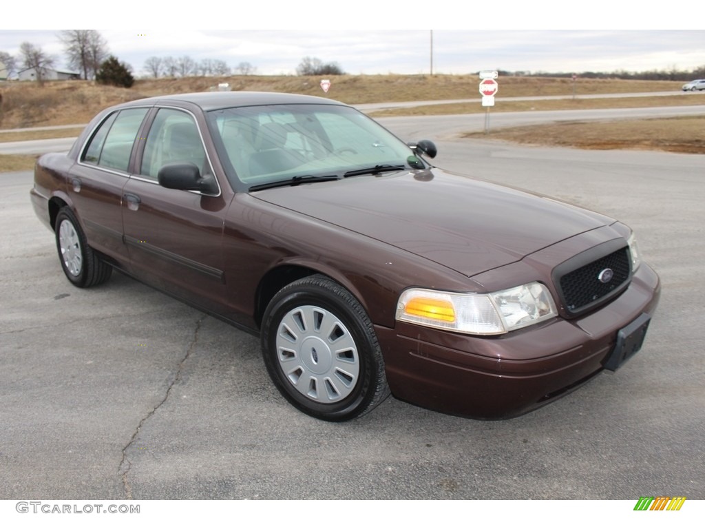 2010 Crown Victoria Police Interceptor - Medium Brown Metallic / Light Camel photo #2