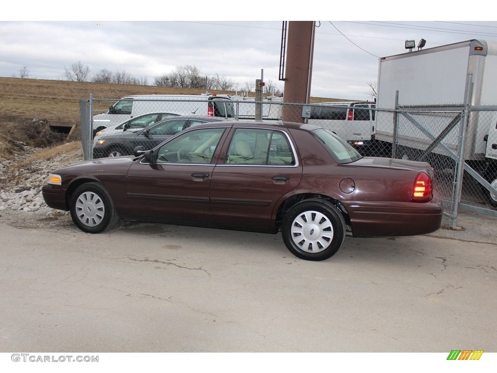 2010 Crown Victoria Police Interceptor - Medium Brown Metallic / Light Camel photo #3