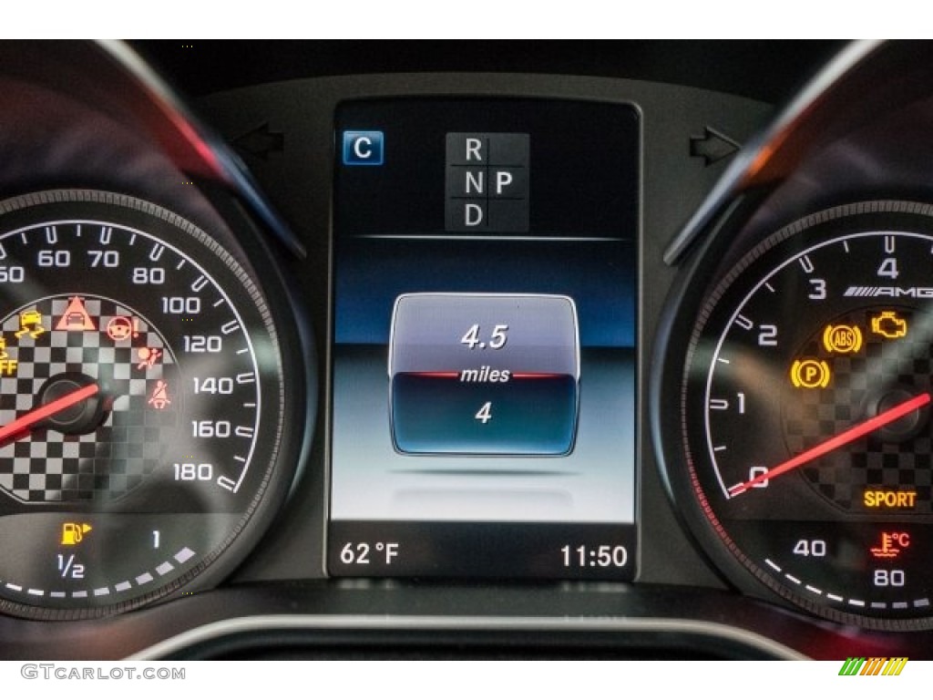 2017 Mercedes-Benz C 43 AMG 4Matic Cabriolet Gauges Photo #118326929