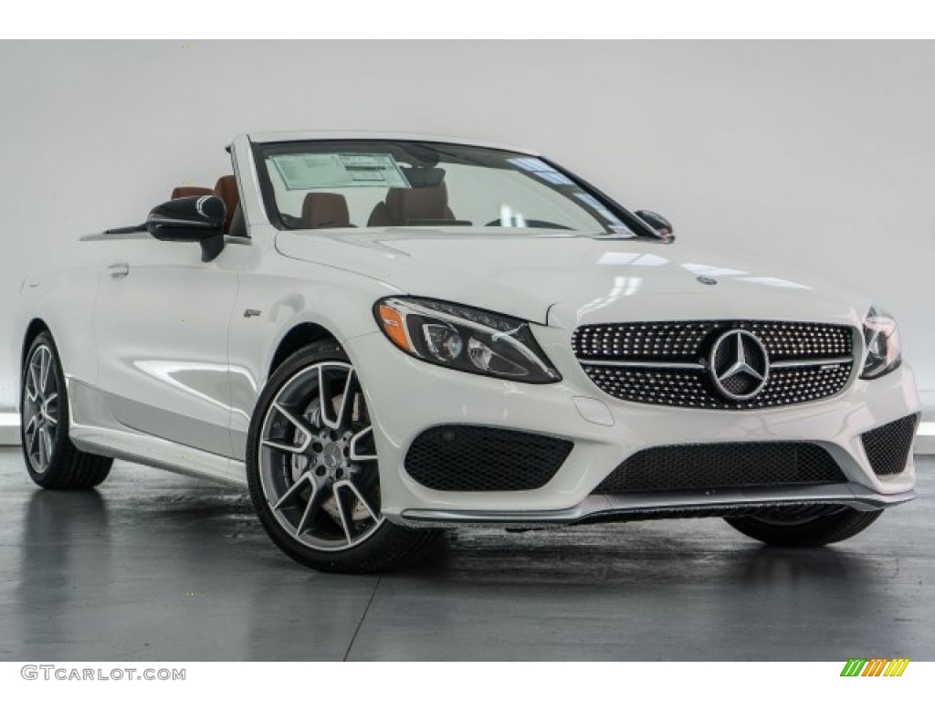 Polar White 2017 Mercedes-Benz C 43 AMG 4Matic Cabriolet Exterior Photo #118326998