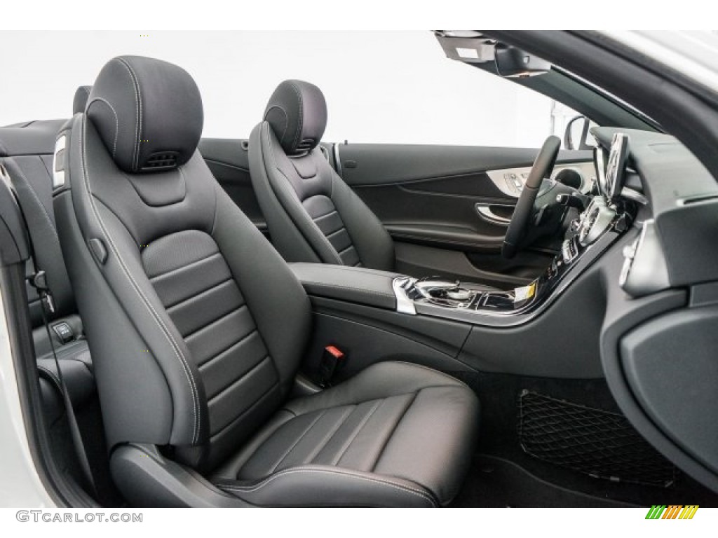 Black Interior 2017 Mercedes-Benz C 300 Cabriolet Photo #118327019