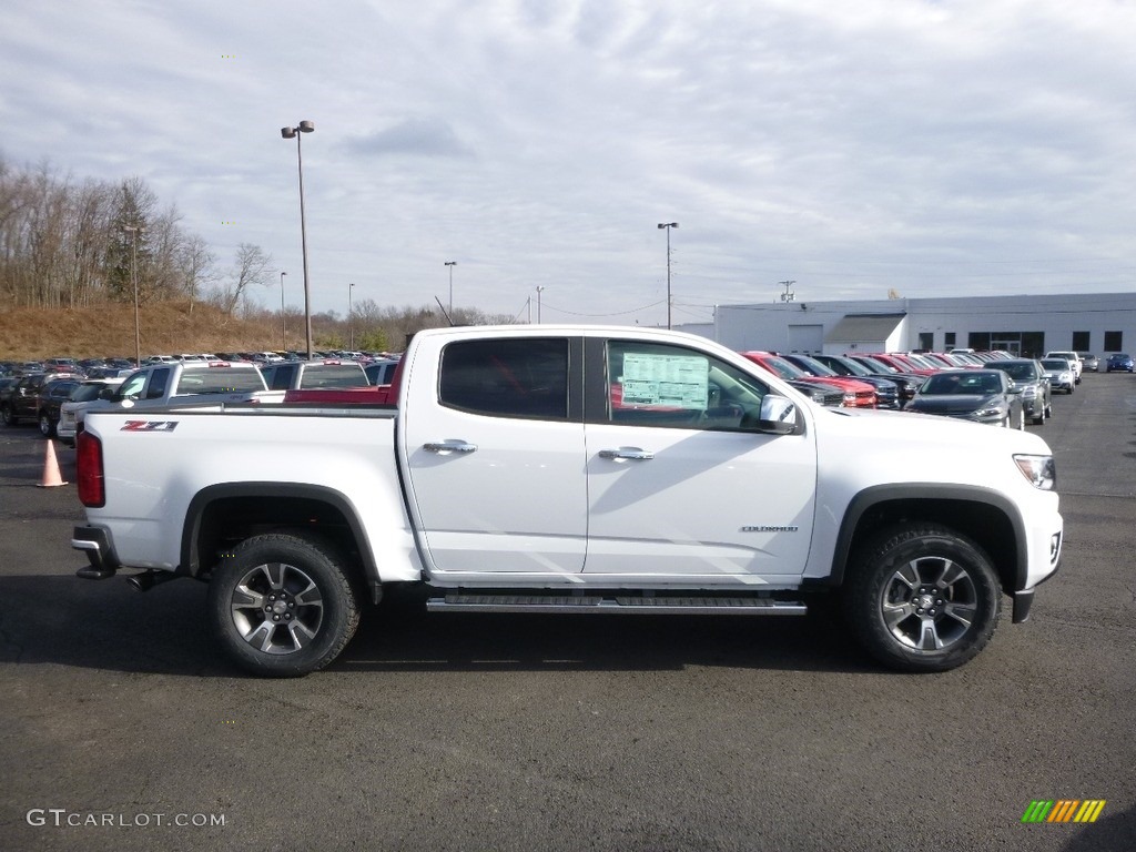 Summit White 2017 Chevrolet Colorado Z71 Crew Cab 4x4 Exterior Photo #118327517