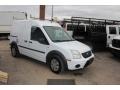 2010 Frozen White Ford Transit Connect XLT Cargo Van  photo #28