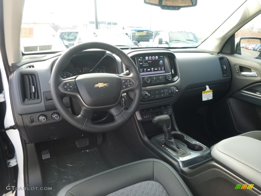 Jet Black Interior 2017 Chevrolet Colorado Z71 Crew Cab 4x4 Photo #118327643