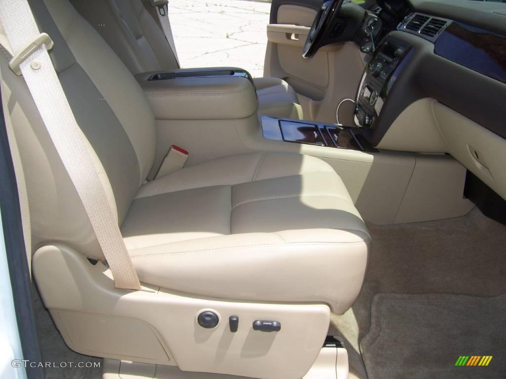 2008 Sierra 1500 Denali Crew Cab AWD - Polar White / Cocoa/Light Cashmere photo #11